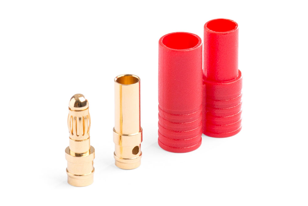 Fiches G3.5mm male/femelle avec isolant. 1 pièce