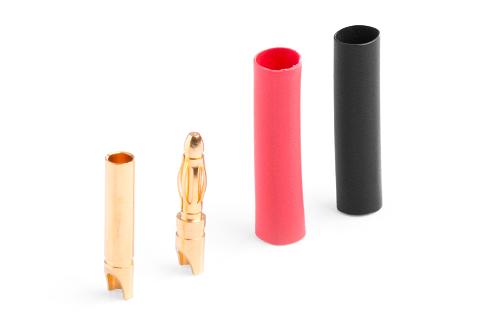 Fiches 2,0mm mâle/femelle. 1 paire