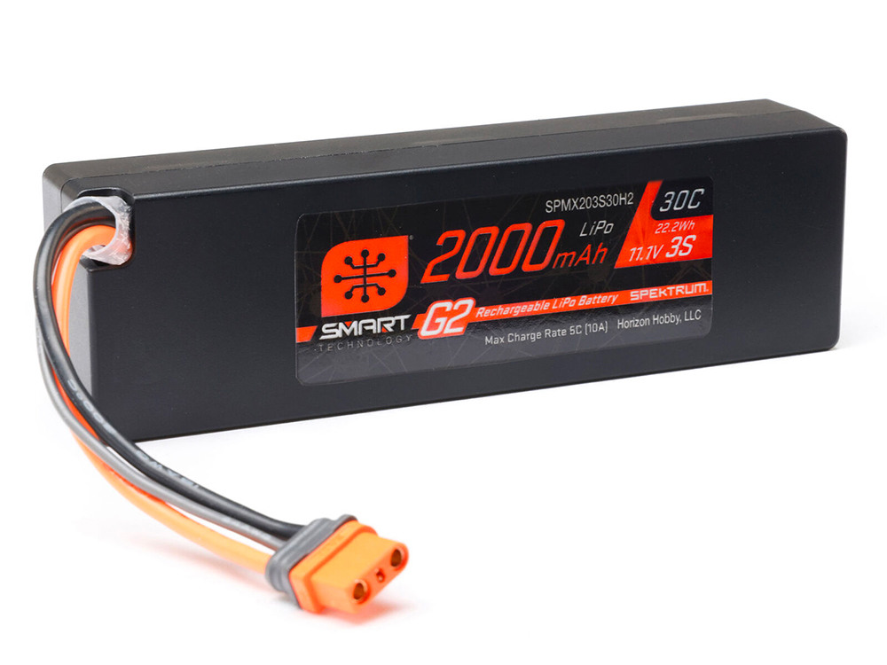 Pack accus 3 éléments 11,1V 2000mA 30C Smart IC2