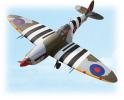 Kit Spitfire MK IX 2,03m ARF + train rentrant électrique
