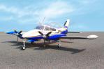 Cessna 310 Twin Engine 15cc ARF 81\'\' 2,05m